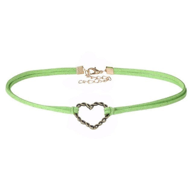 New Heart Velvet Choker