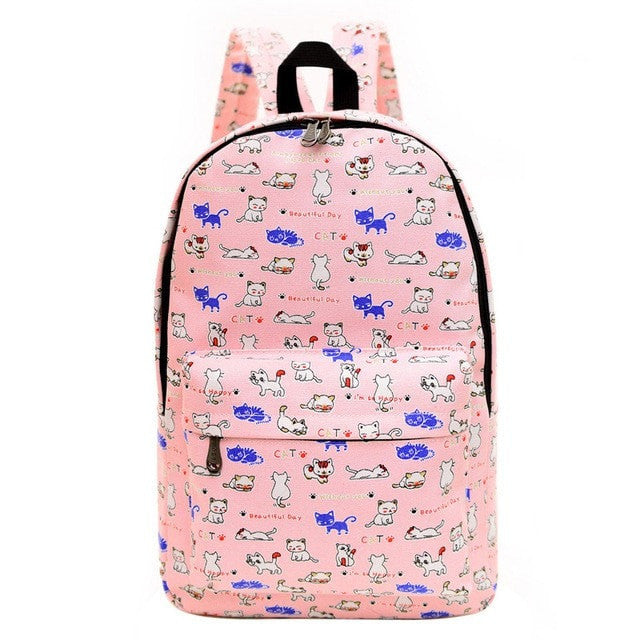 Quirky Printed Backpack
