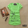 O-Neck Short Sleeve Stretch Cotton Tees