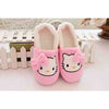 Plush Hello Kitty Indoor Slippers