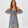Bohemian Off-Shoulder Gypsy Dress